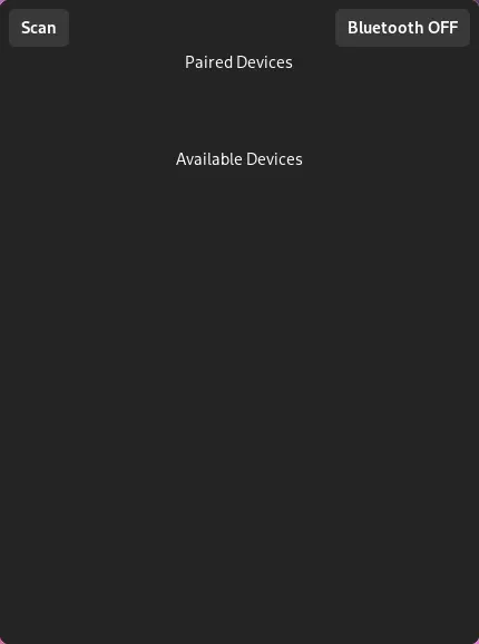 Bluetooth Widget